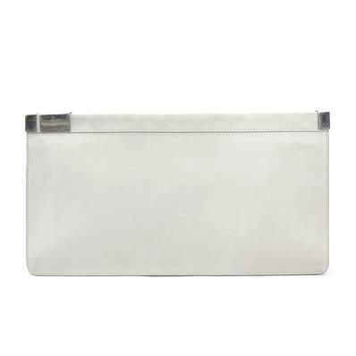 メゾンマルジェラ Maison Margiela クラッチバッグ ヌバック ライトグレー ユニセックス【中古】 h31617a