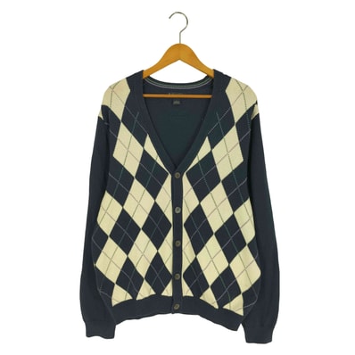 アーガイル ニットカーディガン【1142613132569】