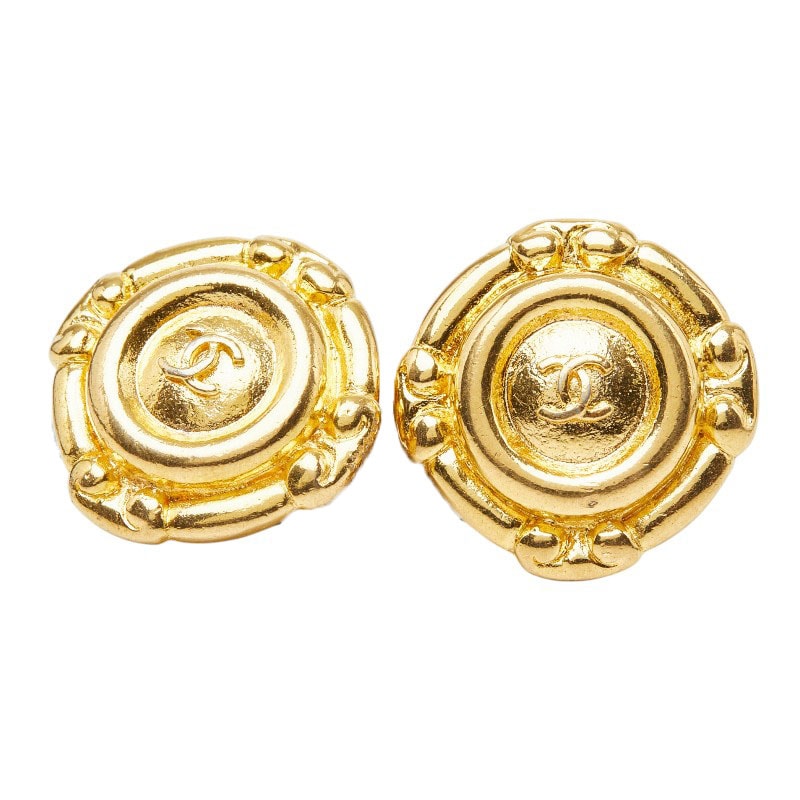 シャネル ココマーク イヤリング ゴールド メッキ レディース CHANEL 【中古】
