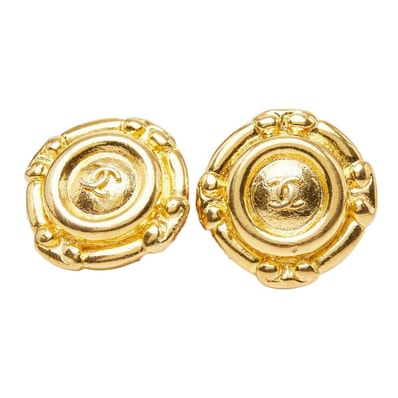 シャネル ココマーク イヤリング ゴールド メッキ レディース CHANEL 【中古】