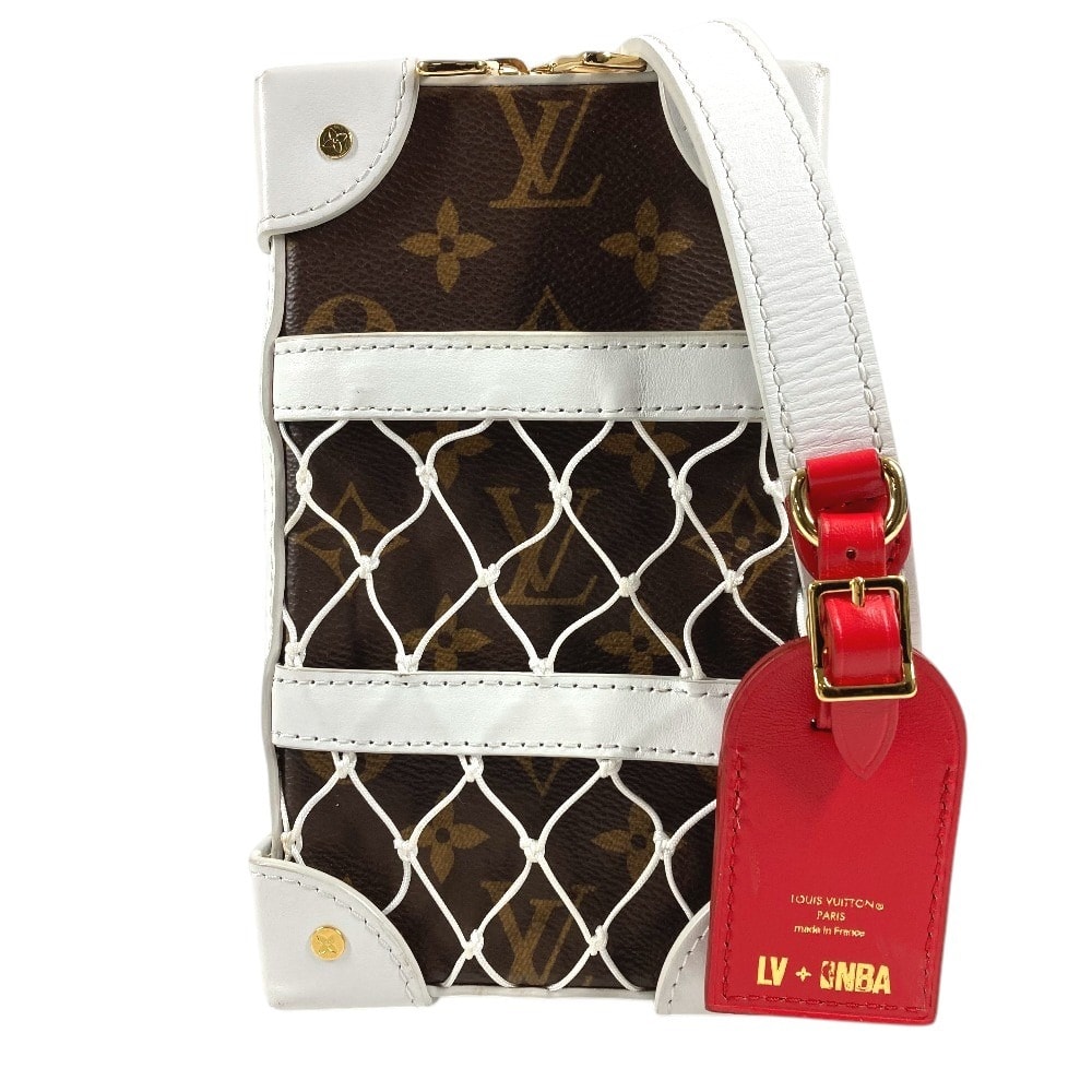 ルイヴィトン LOUIS VUITTON ソフトトランクフォーンボックス M80102 LV × NBA 斜め掛け カバン ポシェット ショルダーバッグ モノグラムキャンバス ブラウン