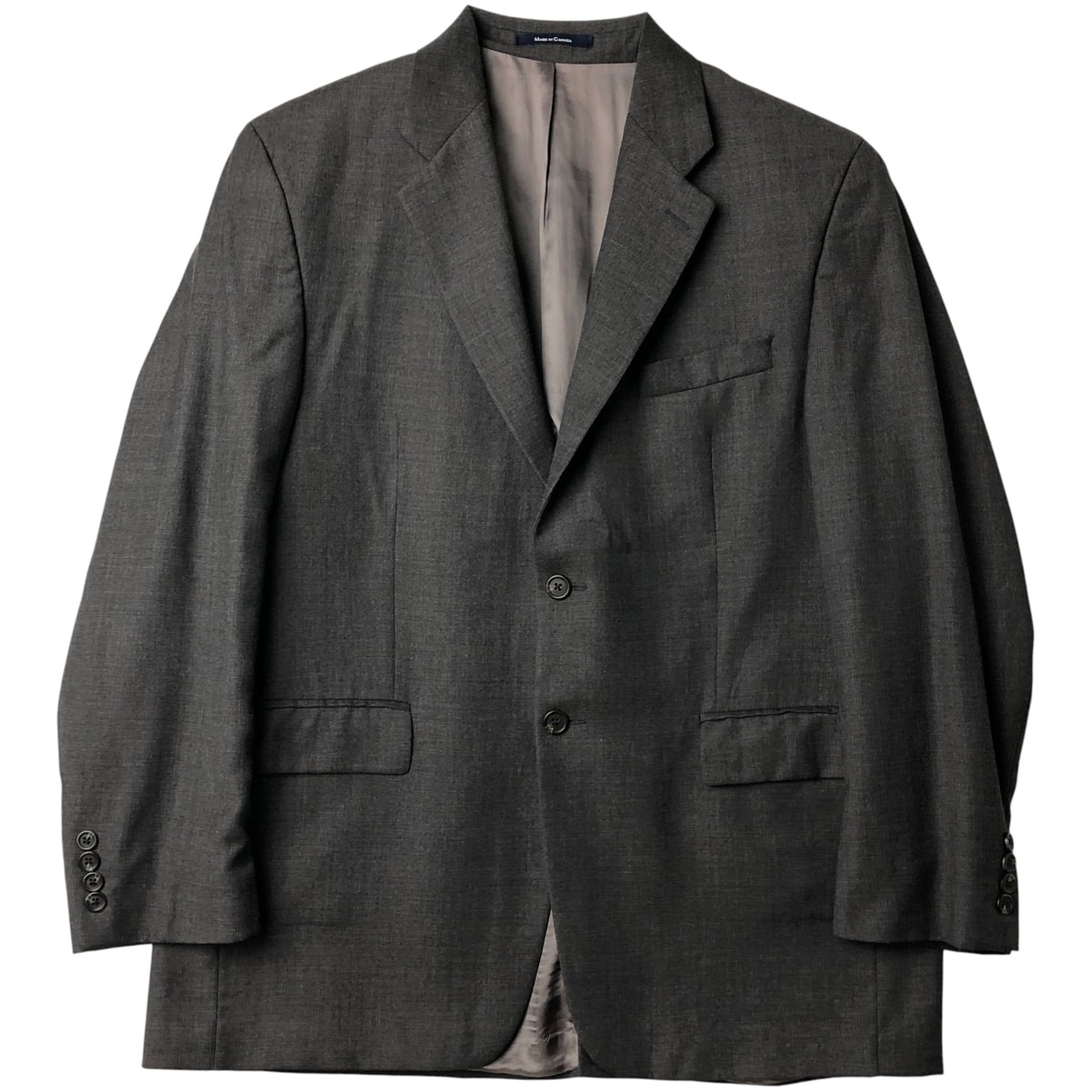 古着 ラルフローレン Ralph Lauren LAUREN ローレン ウールテーラードジャケット カナダ製 メンズL相当/eaa459676