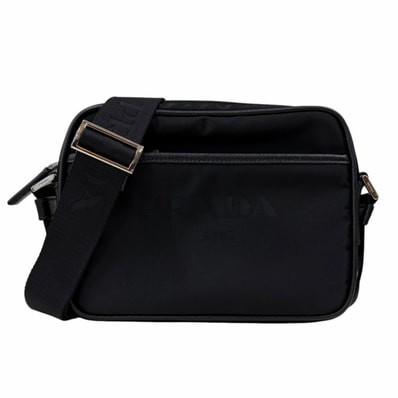 プラダ ショルダーバッグ ナイロン 2VH144 ブラック レディース PRADA 中古