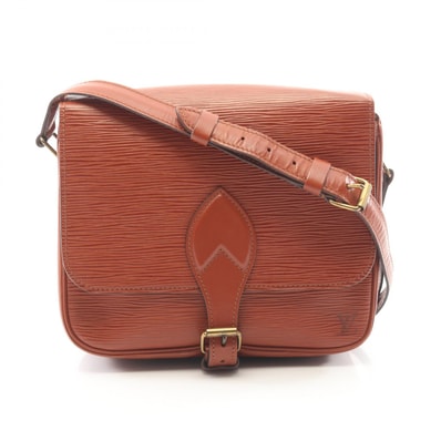 ルイ・ヴィトン LOUIS VUITTON カルトシエール ショルダーバッグ バッグ レザー エピ ケニアブラウン レディース ブラウン系 M52243 【中古】