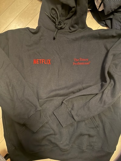ENNOY Stylistshibutsu x Netflix 23AW Hoodie+Pants Setup "Black/Netflix Red"