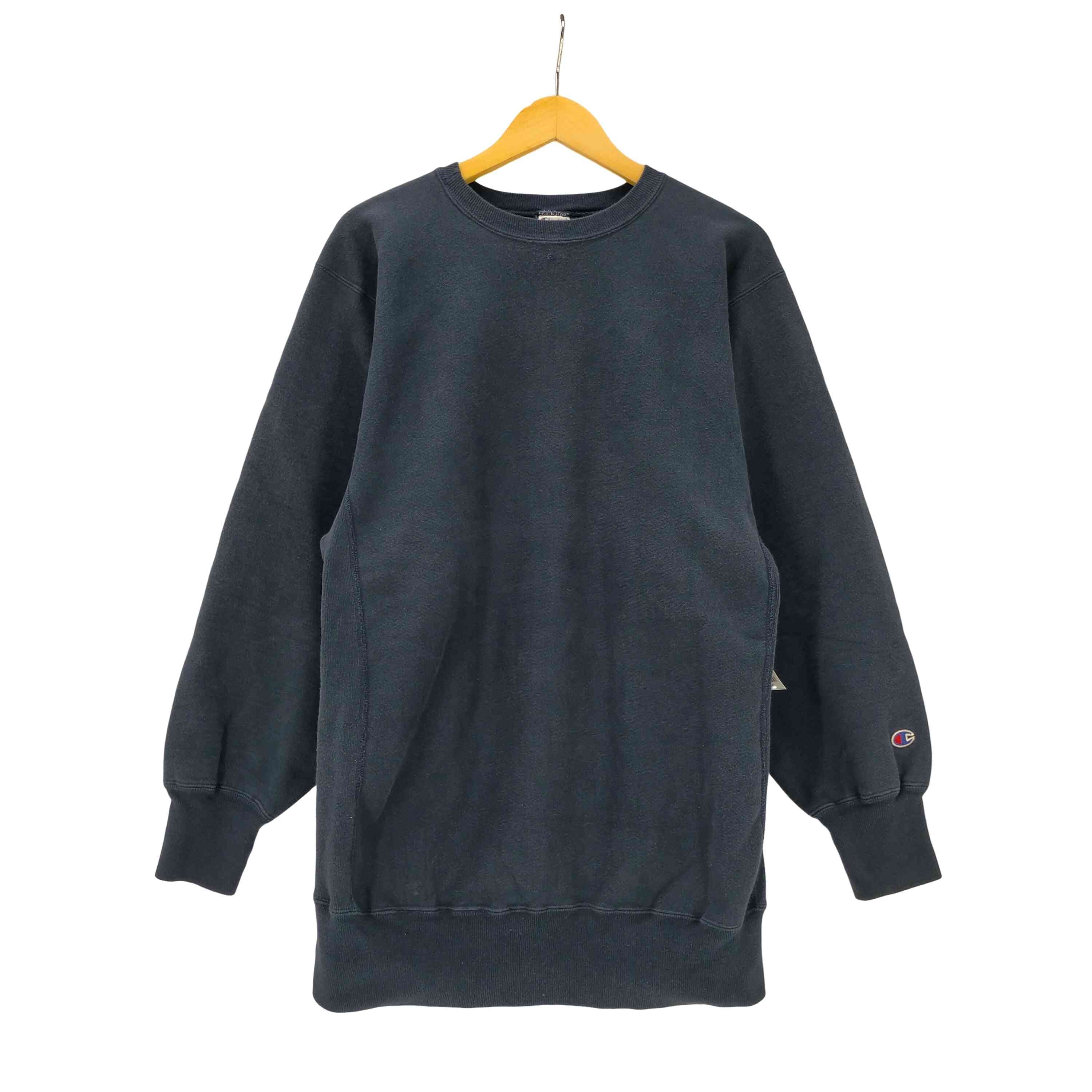 90S メキシコ製 刺繍タグ コットン 90% アクリル 10% 袖目つき REVERSE WEAVE リバースウィーブ スウェット【1142315464890】