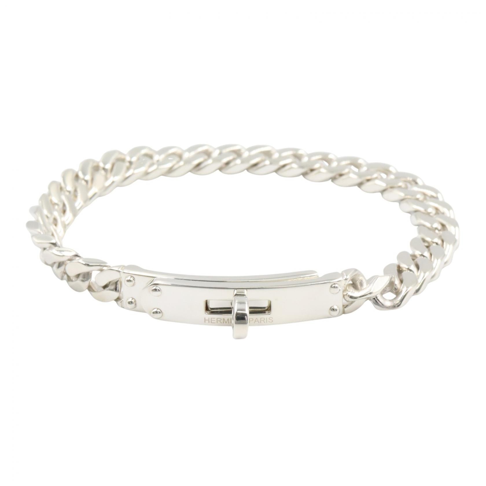 エルメス HERMES ケリーグルメットTPM ブレスレット ブレスレット アクセサリー シルバー925 レディース シルバー系 【中古】