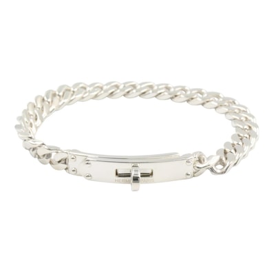 エルメス HERMES ケリーグルメットTPM ブレスレット ブレスレット アクセサリー シルバー925 レディース シルバー系 【中古】