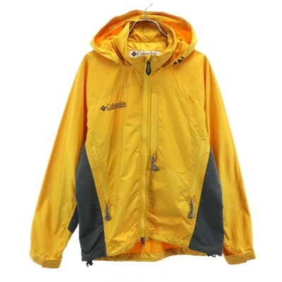 Columbia コロンビア ジャケット XS イエロー 収納袋付き