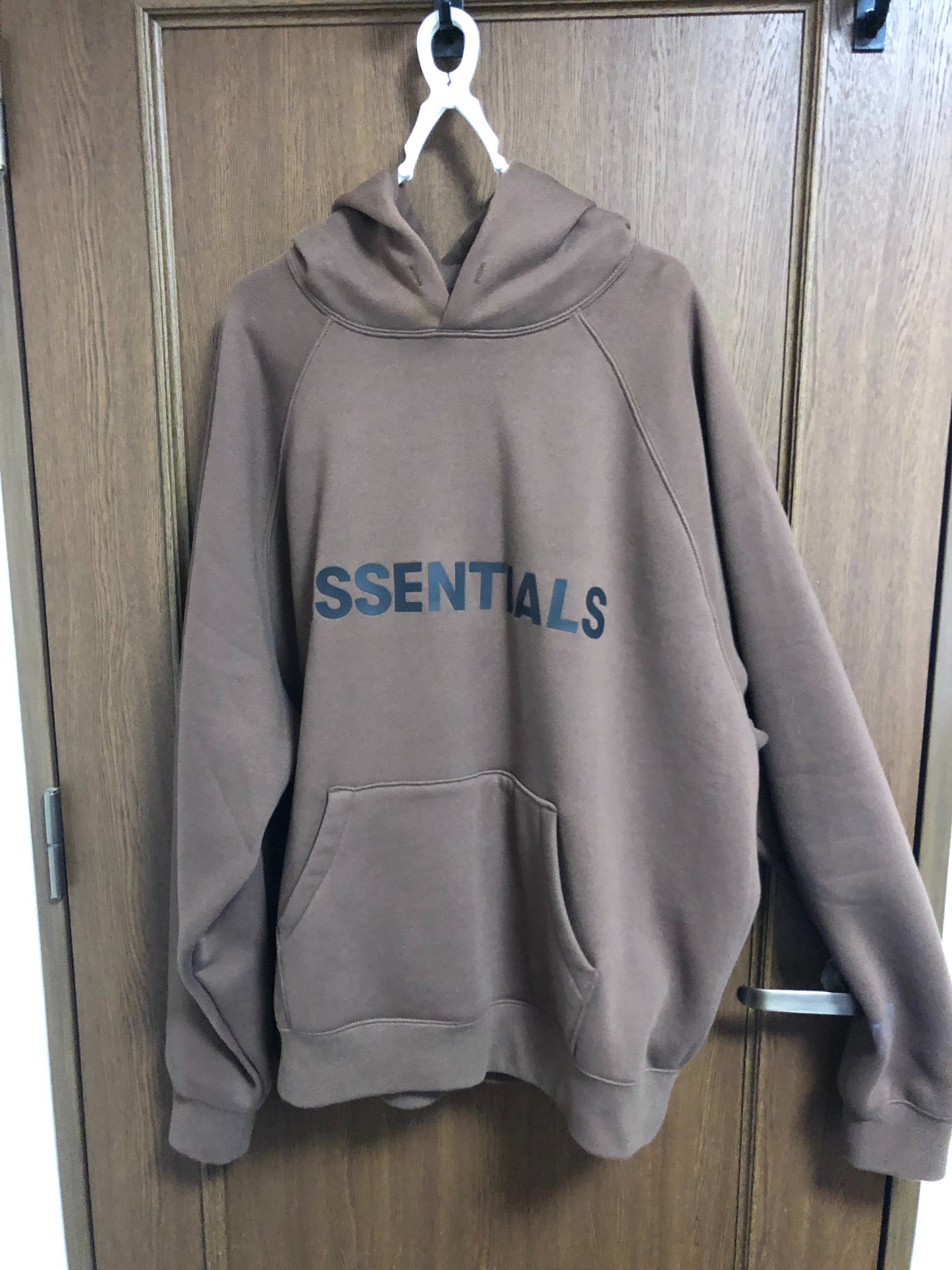 FEAR OF GOD ESSENTIALS / SSENSE 3D Silicon Applique Pullover Hoodie "Rain Drum"