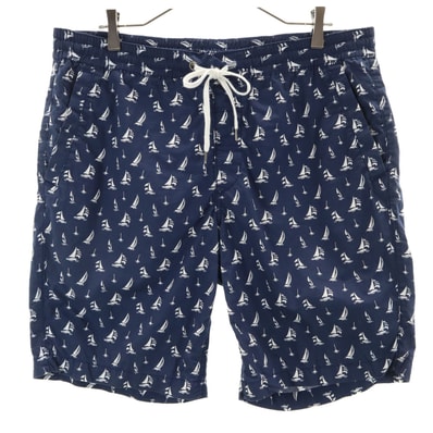 POLO RALPH LAUREN ポロラルフローレン ヨット柄 ショートパンツ L ネイビー