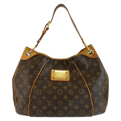 LOUIS VUITTON ルイヴィトン モノグラム ガリエラPM ブラウン ゴールド金具 PVC レザー/ ショルダーバッグ ハンドバッグ 602923 【中古】