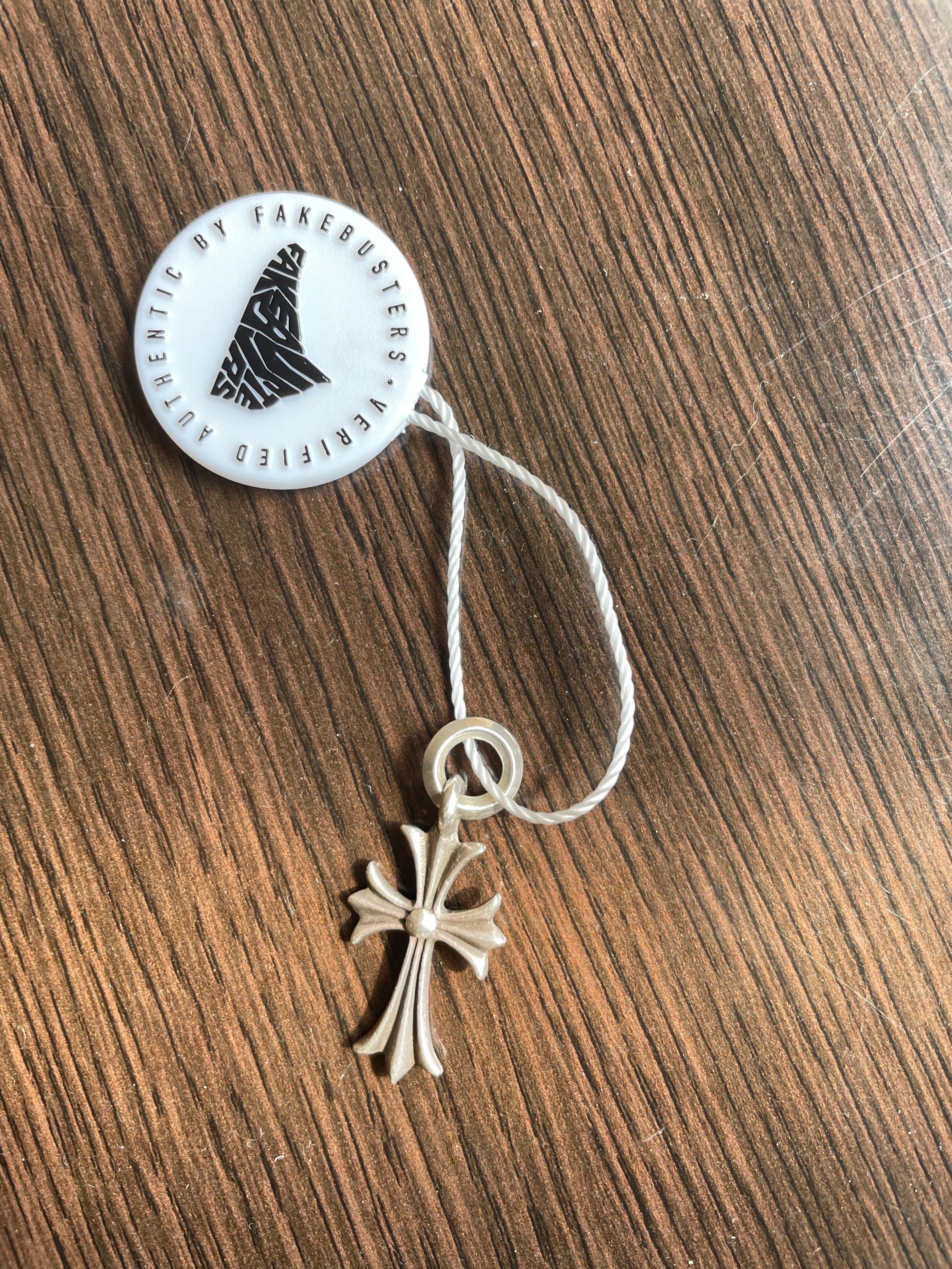 Chrome Hearts Tiny CH Cross Charm "Silver"