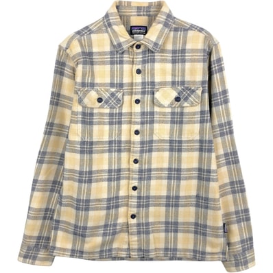 古着 パタゴニア Patagonia ORGANIC COTTON オーガニックコットン 54130FA14 ロングスリーブフィヨルド 長袖 フランネルチェックシャツ メンズS相当/eaa672860