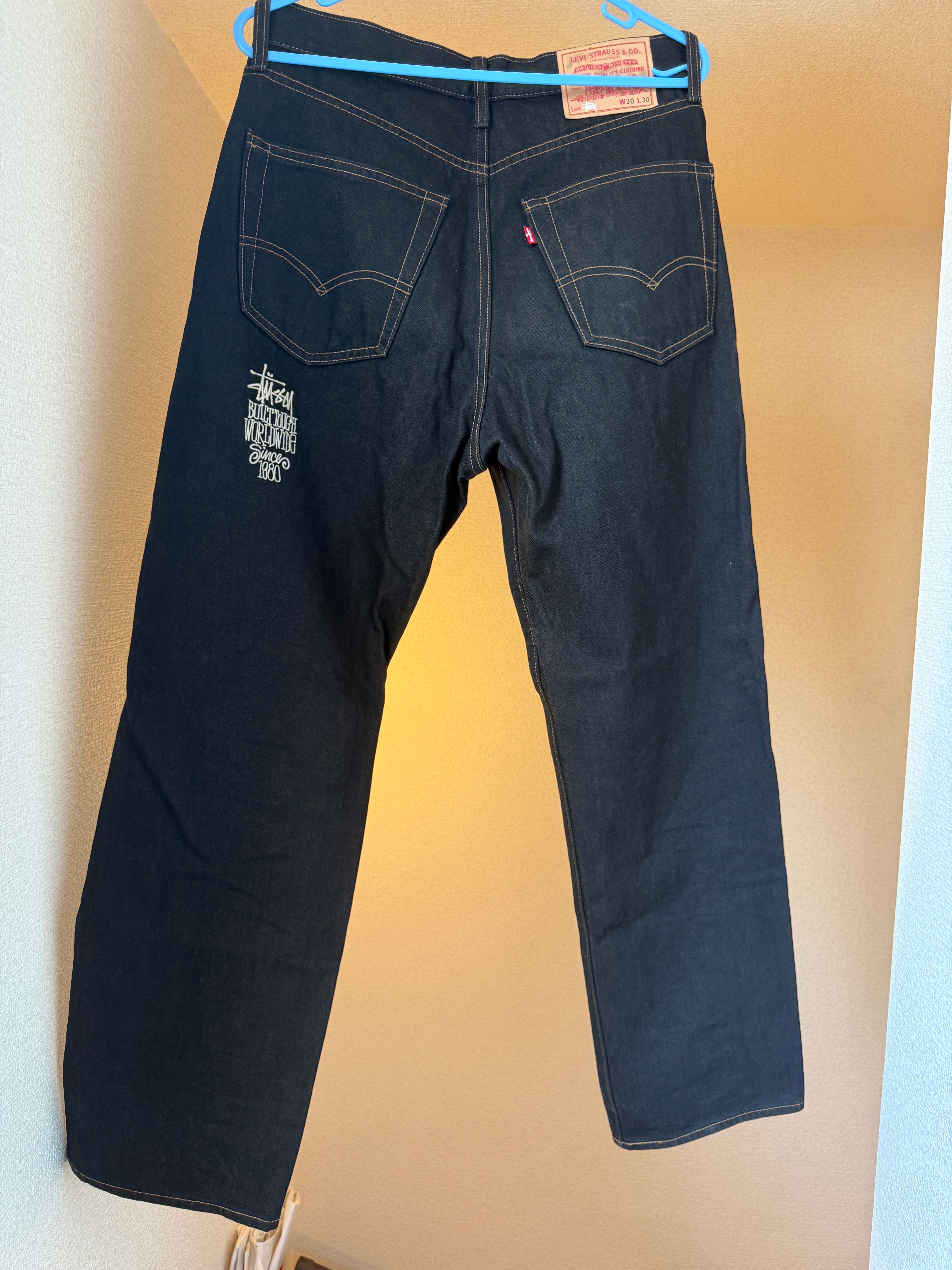 Stussy x LEVI'S Crispy Rinse Jean "Black/Brown"