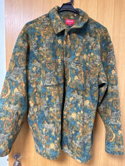 Supreme Paisley Fleece Shirt "Tan"