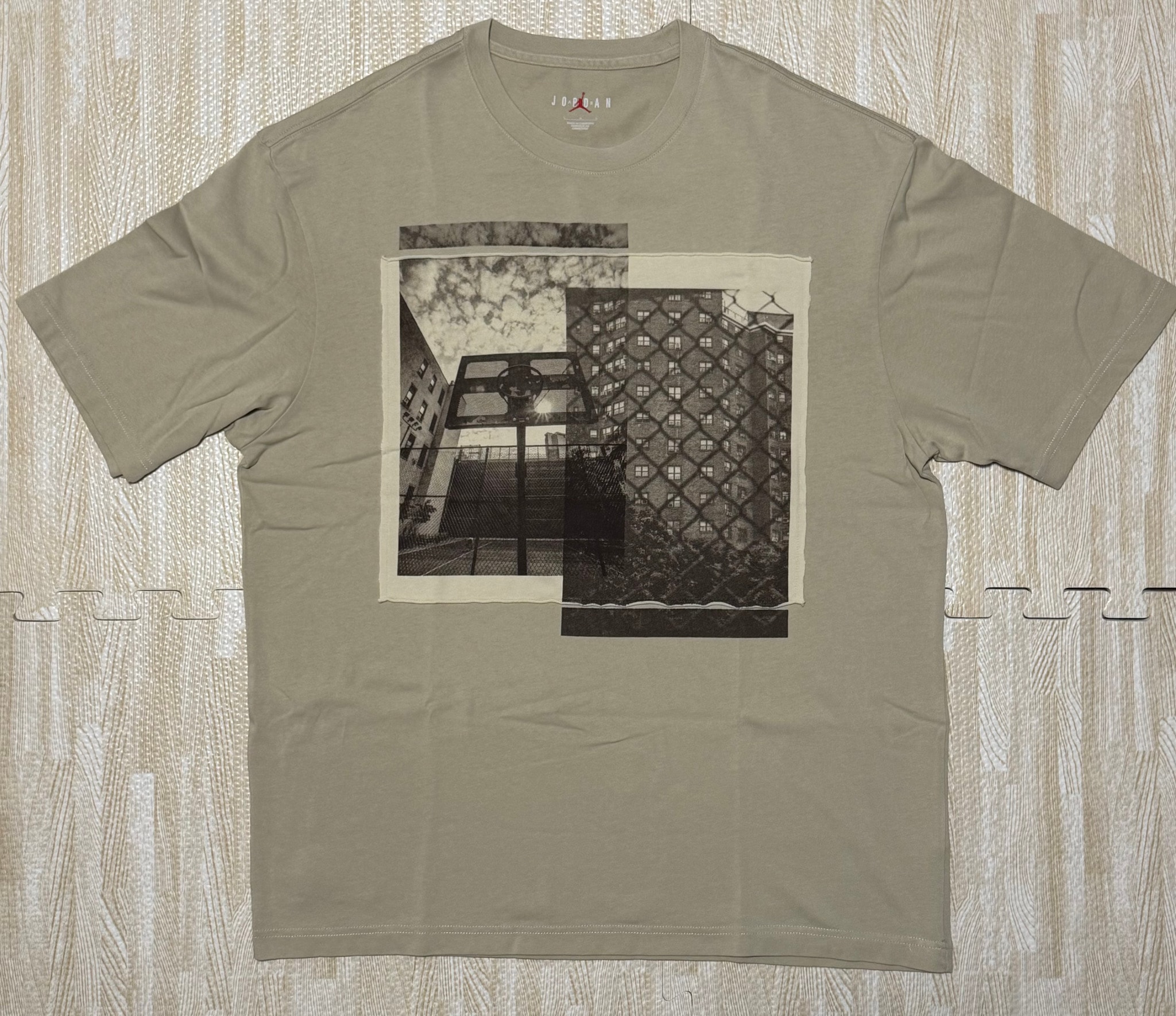 UNION x Jordan x Bephies Beauty Supply Men's T-Shirt "Beige"