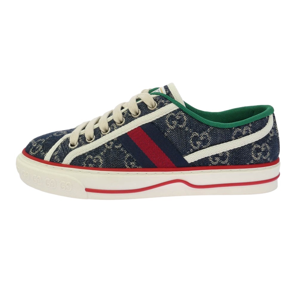 GUCCI グッチ Tennis 1977 GGキャンバス スニーカー マルチカラー系 36【美品】【中古】