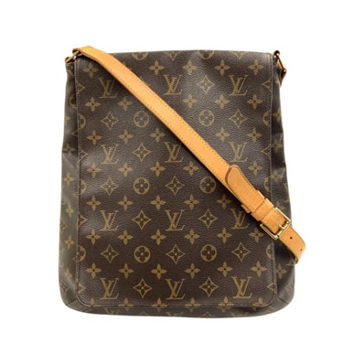 〇〇LOUIS VUITTON ルイヴィトン モノグラム ミュゼット ショルダーバッグ M51256 ブラウン