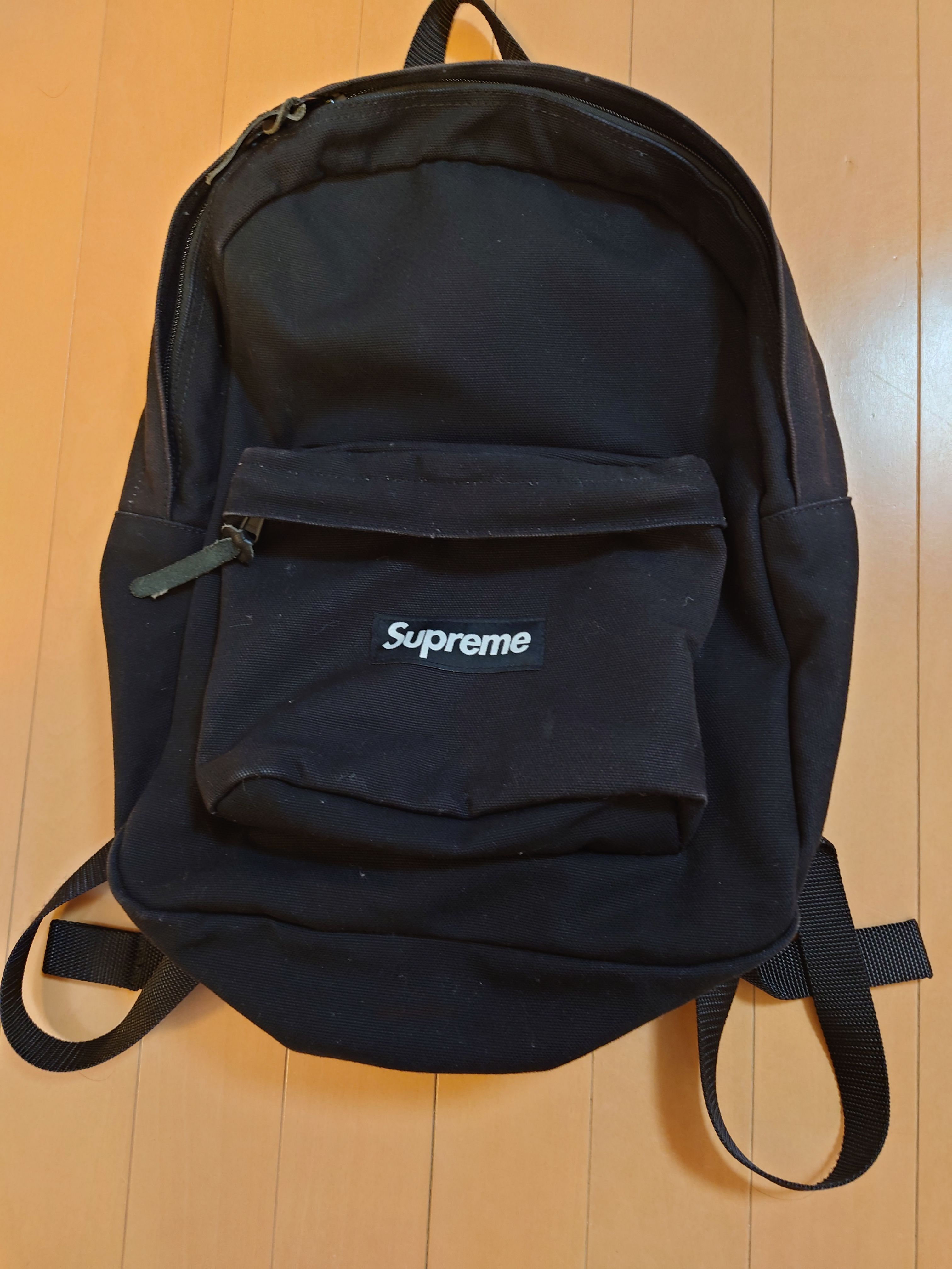 Supreme Canvas Backpack "Black"