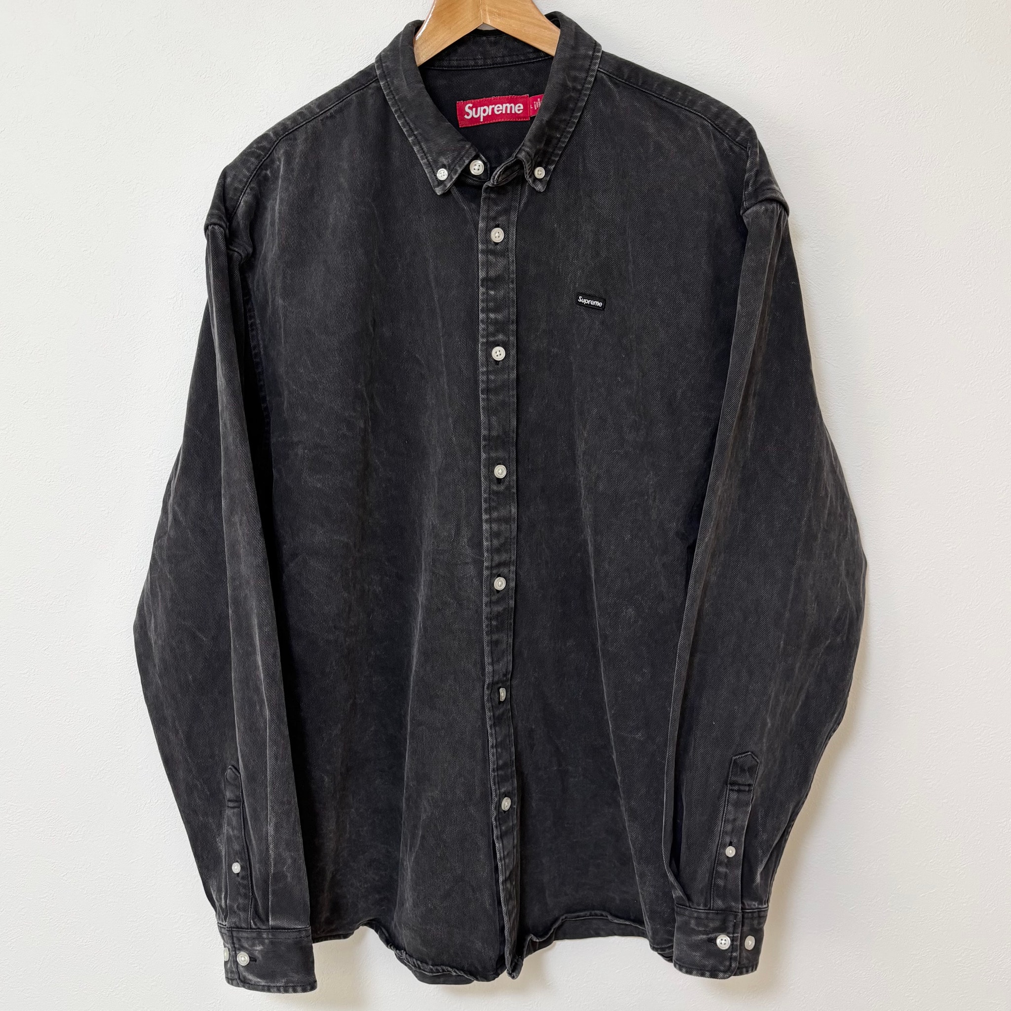 Supreme Small Box Denim Shirt "Black" (25SS)