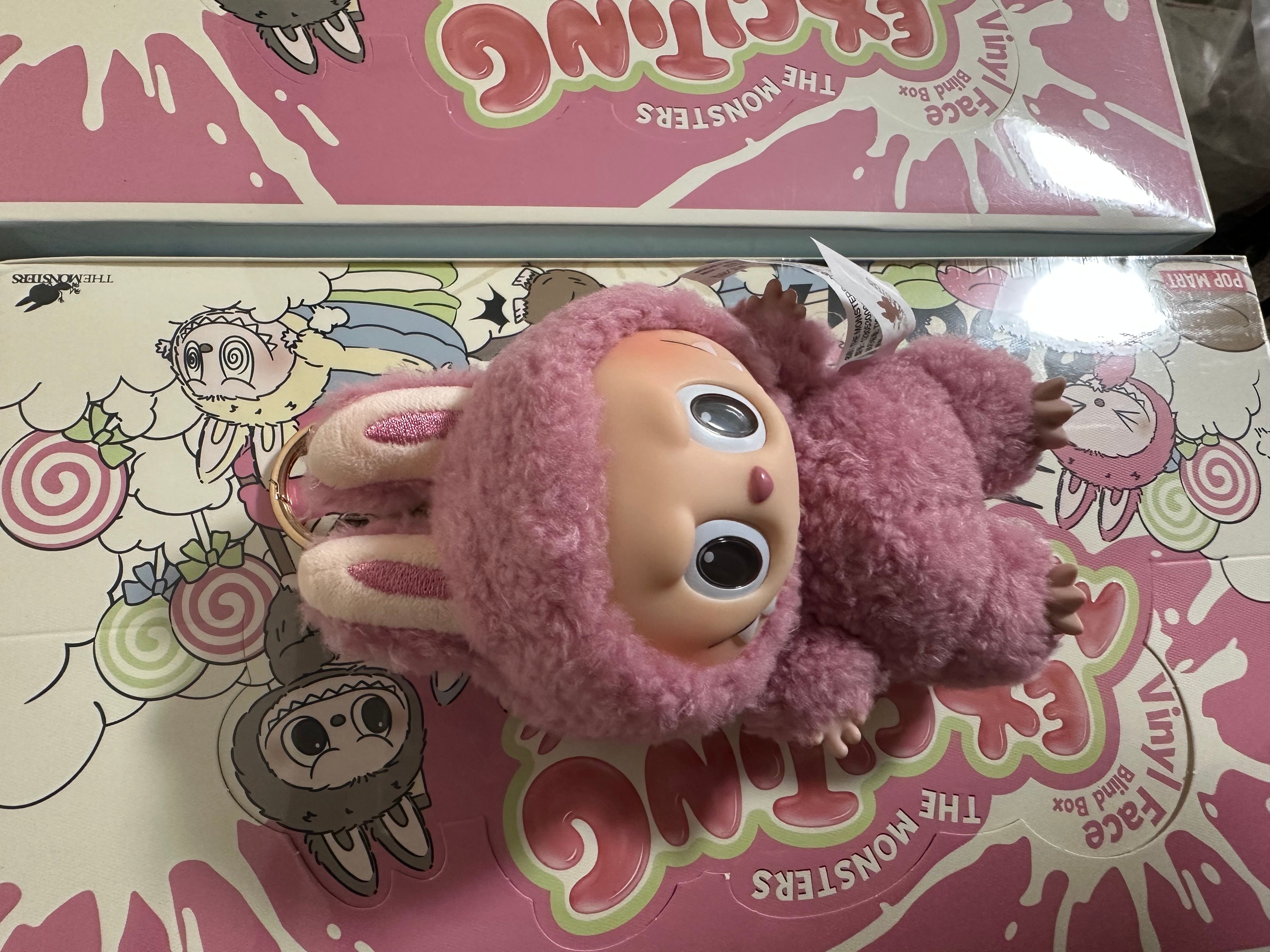 POP MART THE MONSTERS (LABUBU) Exciting Macaron Plush Series LYCHEE BERRY