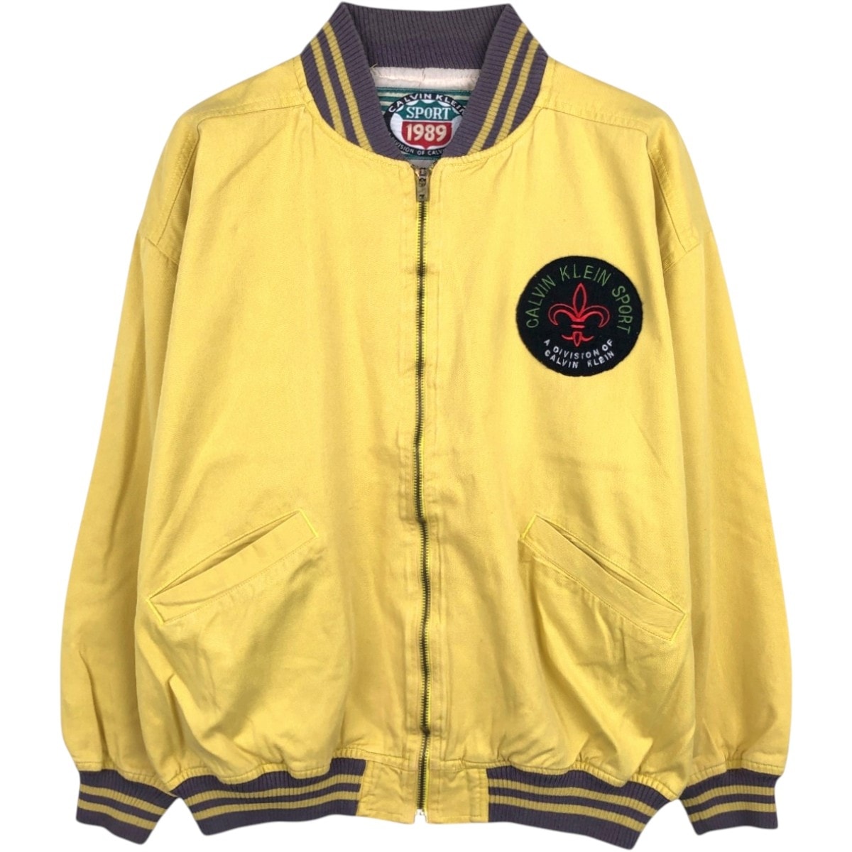 古着 90年代 カルバンクライン Calvin klein sport ボンバージャケット メンズL相当/eaa674960