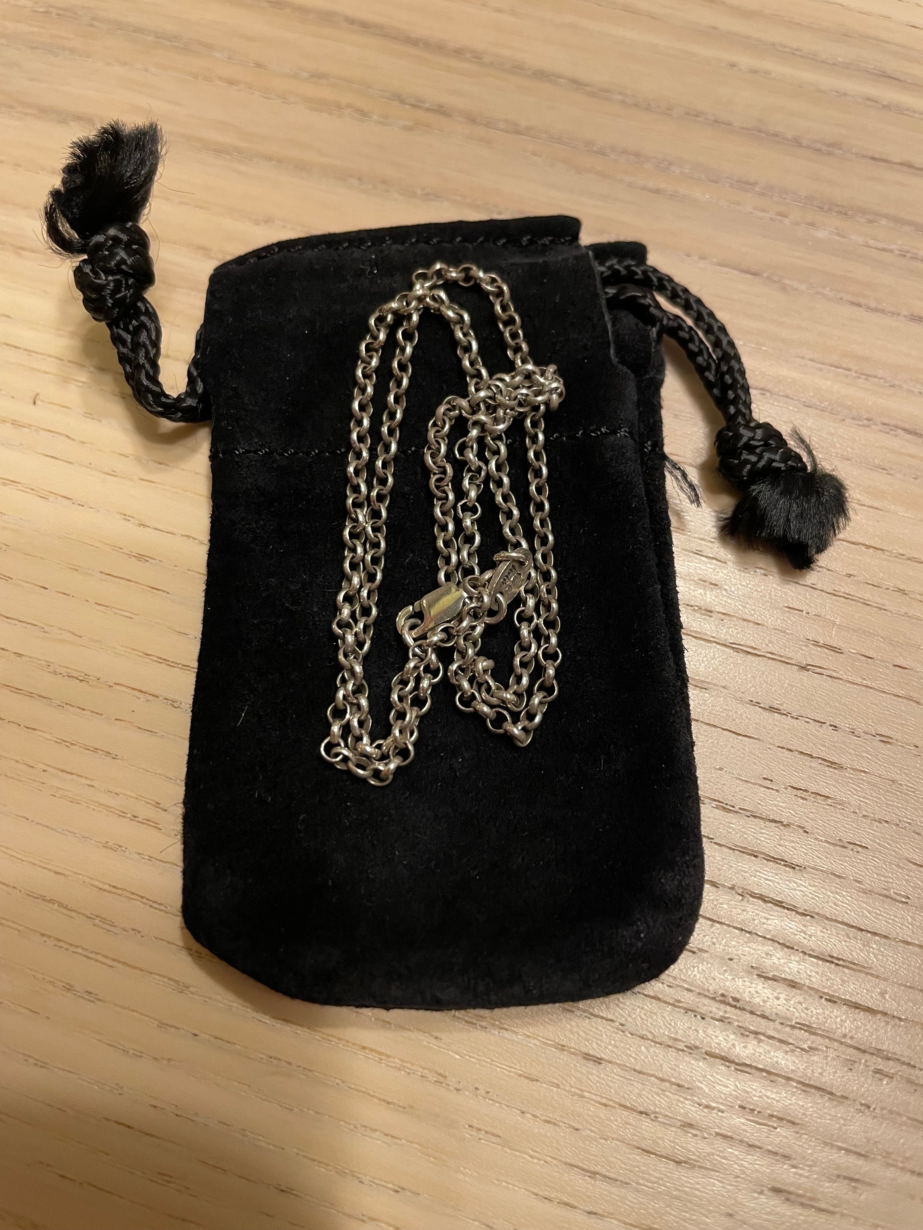 Chrome Hearts Neck Chain Roll 40cm (16 inch) "Silver"