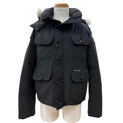 良品 カナダグース ダウンジャケット RUSSELL ブラック 2301JM