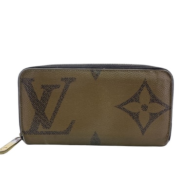 ルイヴィトン LOUIS VUITTON 長財布 モノグラムリバース ジッピーウォレット ラウンドジップウォレット M69353 キャメル