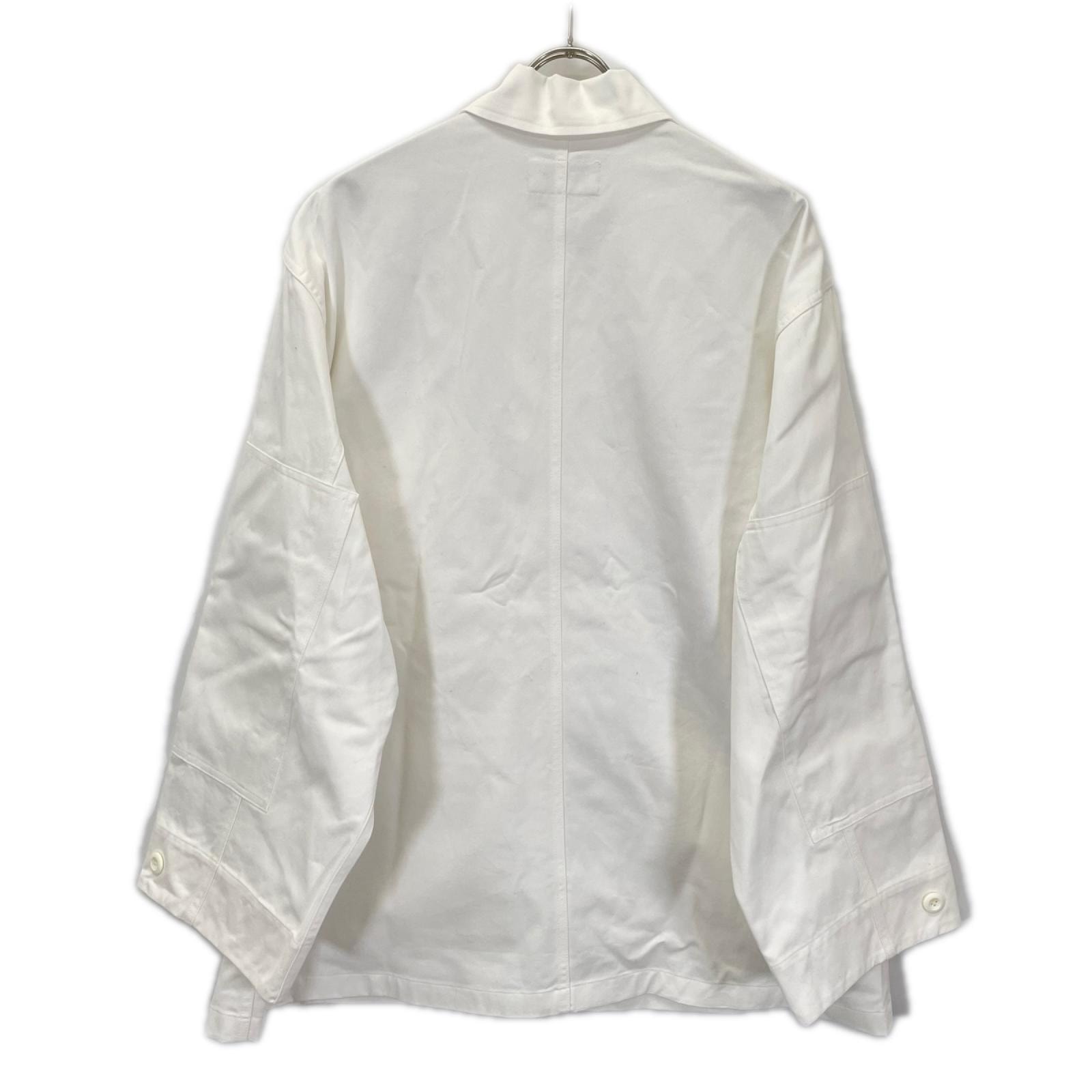 バレンシアガ 720159 22年 UNISEX ホワイト カーゴジャケット L