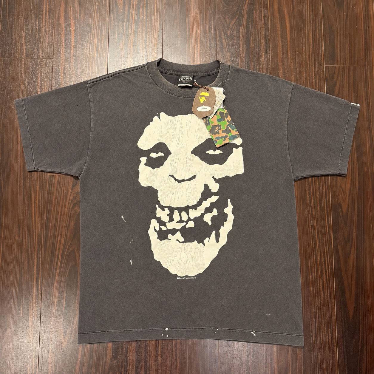 SAINT Mxxxxxx x A BATHING APE SS T-Shirt Always Love "Black"