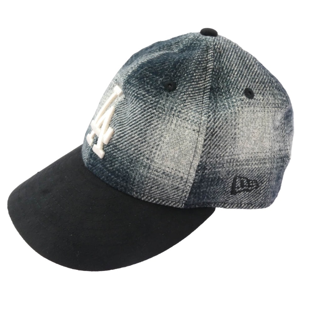 NEW ERA ニューエラ キャップ × BEAMS 9THIRYY Flannel Check DODGERS ビームス別注 フランネル ドジャース チェック ベースボール キャップ マルチカラー系【中古】