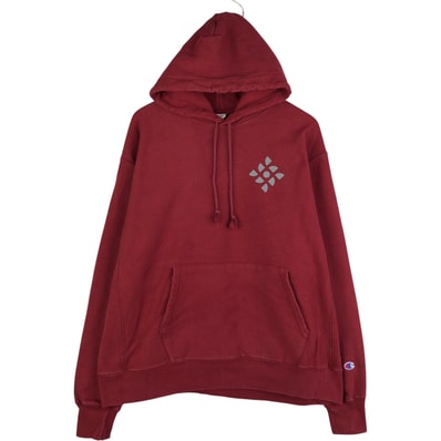 古着 チャンピオン Champion REVERSE WEAVE リバースウィーブ PSW アドバタイジング スウェットプルオーバーパーカー メンズXL相当/eaa595021