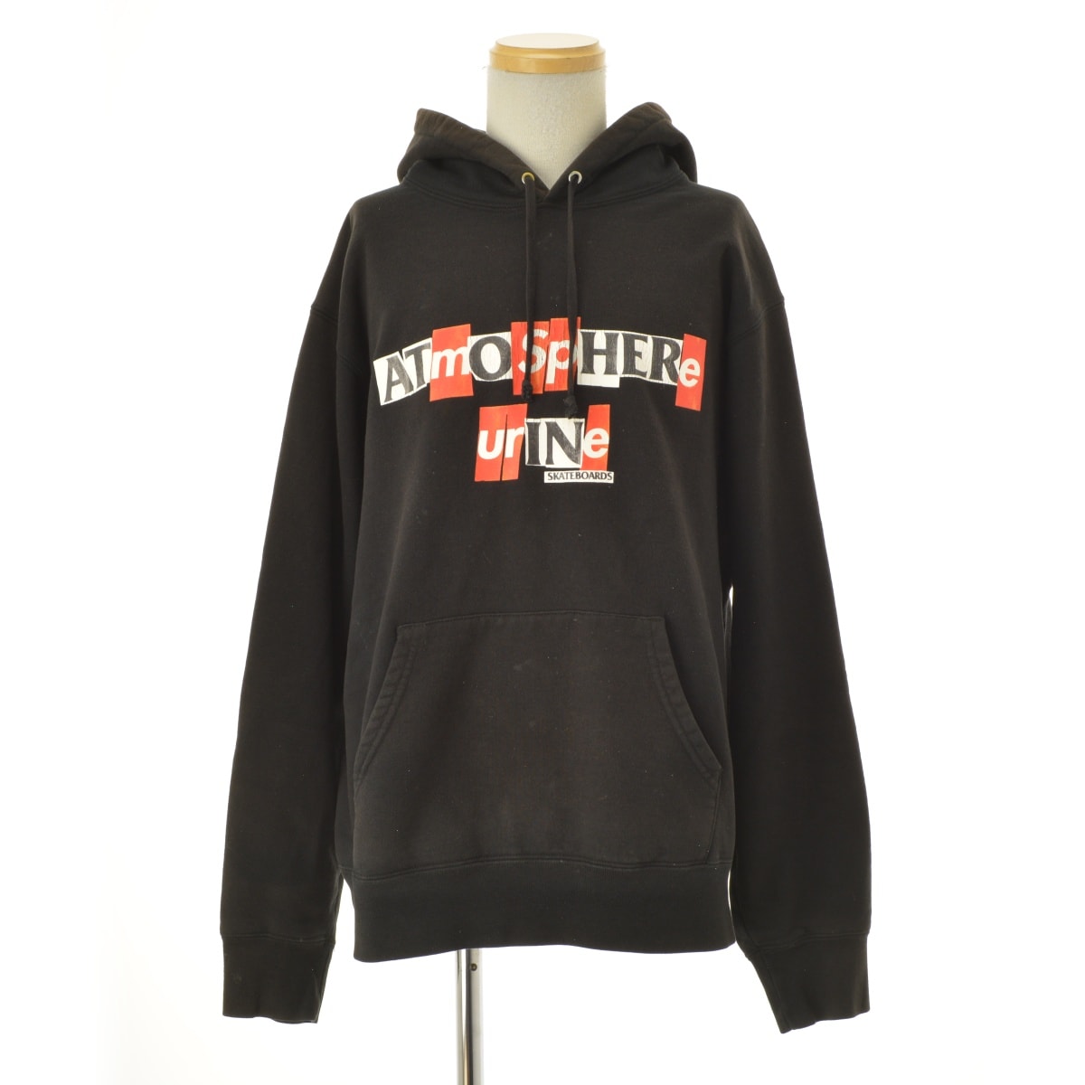 Supreme / Anti Hero Hooded Sweatshirt "Black"