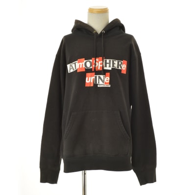 Supreme / Anti Hero Hooded Sweatshirt "Black"