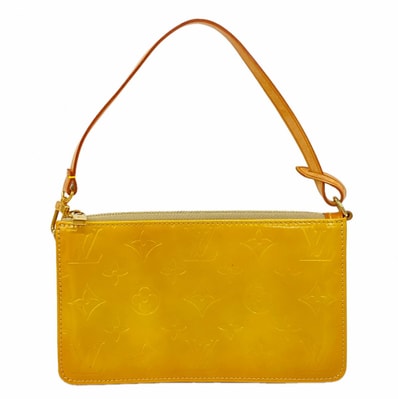 ★SALE【6fa0286-k】ルイヴィトン ポーチ ヴェルニ レキシントン M91010 ベージュ【中古】レディース