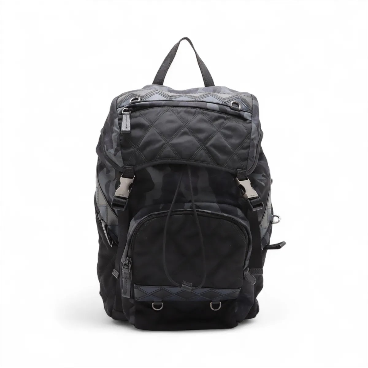 ■美品 プラダ テスート ナイロンサフィアーノリュックサック