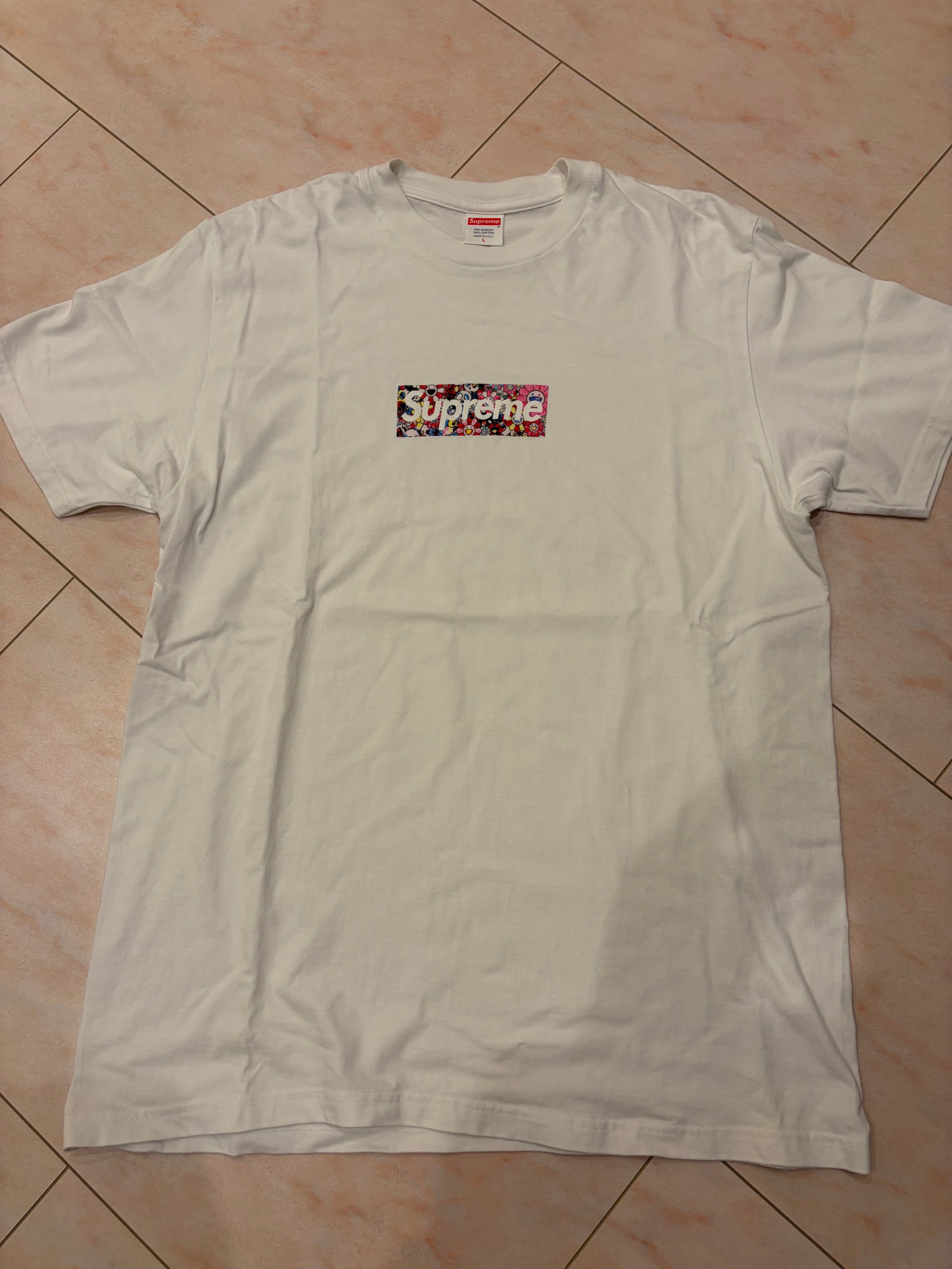 Supreme COVID-19 Relief Box Logo Tee "White"