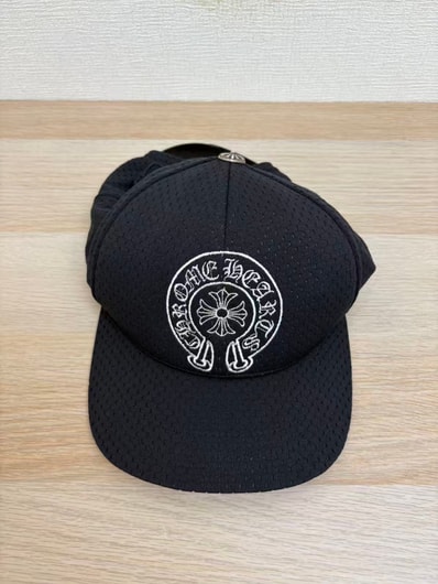 Chrome Hearts Horseshoe Trucker Mesh Baseball Cap "Black"