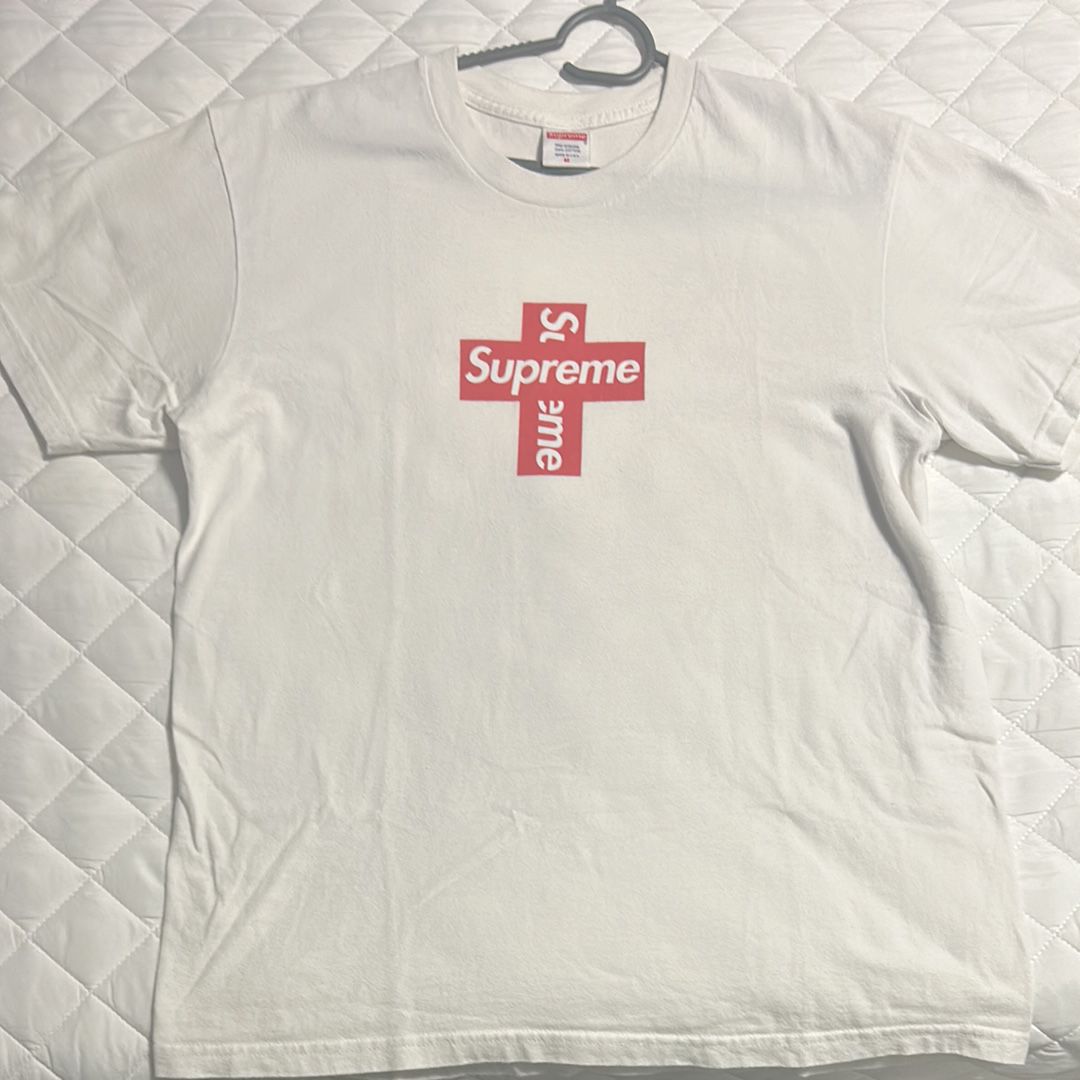 Supreme Cross Box Logo Tee "White"