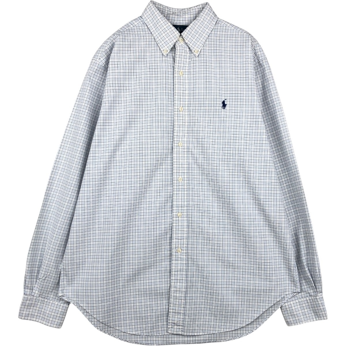 古着 ラルフローレン Ralph Lauren CLASSIC FIT 長袖 ボタンダウンチェックシャツ メンズL相当/eaa678072