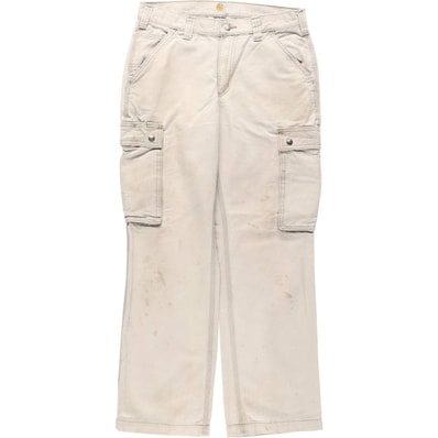 古着 カーハート Carhartt RELAXED FIT ダック カーゴワークパンツ メンズw32相当/eaa677888