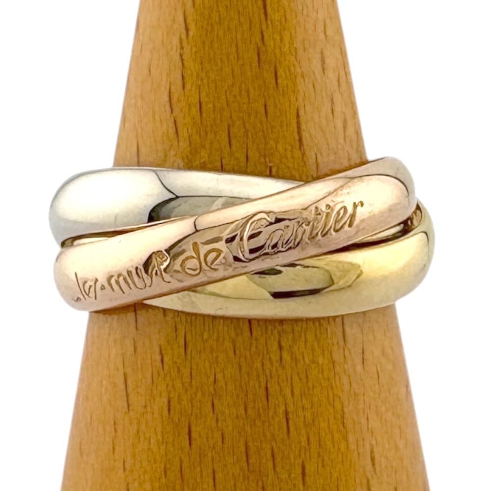 カルティエ トリニティ リング 指輪 11号 18金 K18イエローゴールド レディース CARTIER 中古