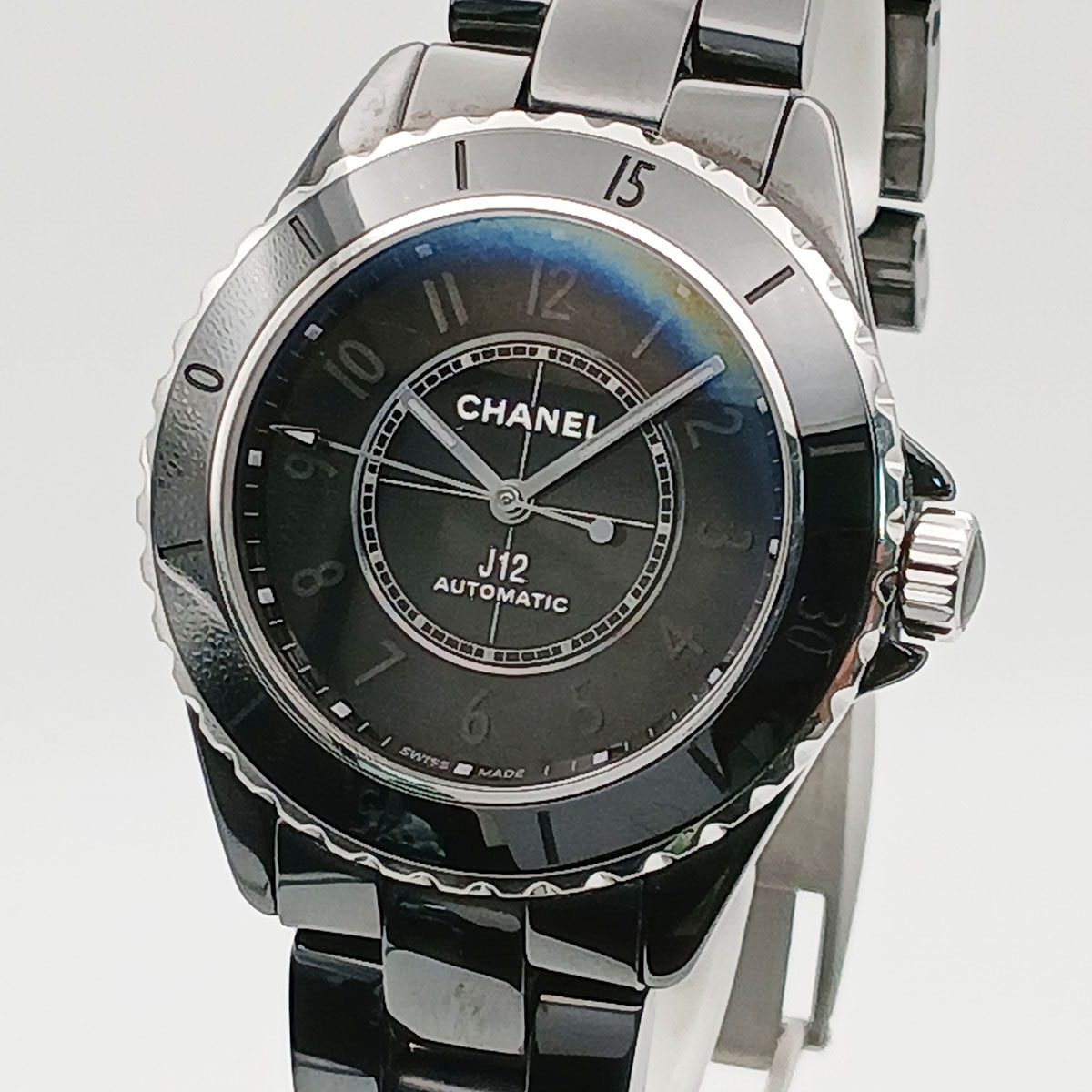 C (やや傷や汚れあり)】CHANEL シャネル J12 ファントム 38mm 腕時計 