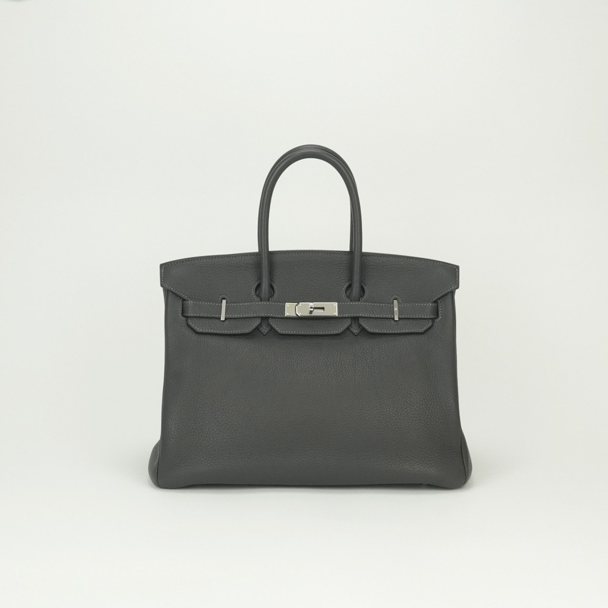 エルメス HERMES バーキン35 バーキン 35 バッグ トートバッグ トゴ グラファイト Graphite グレー Gray シルバー金具 ハンドバッグ