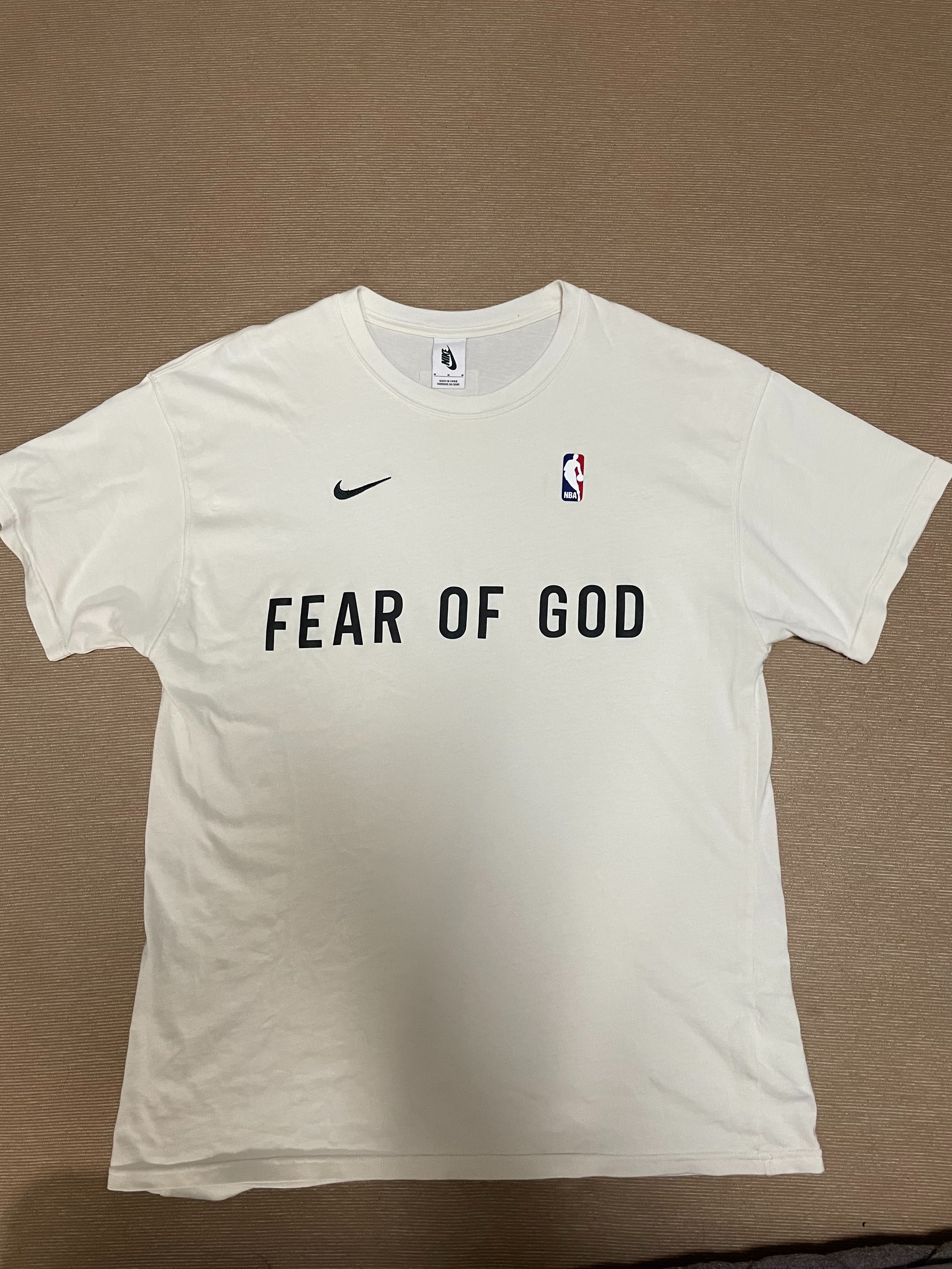FEAR OF GOD / Nike Warm Up T-Shirt "Sail"