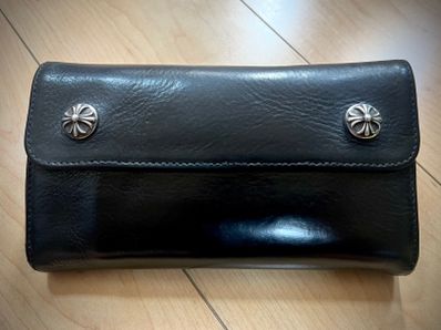 Chrome Hearts Wave Wallet Leather "Black"