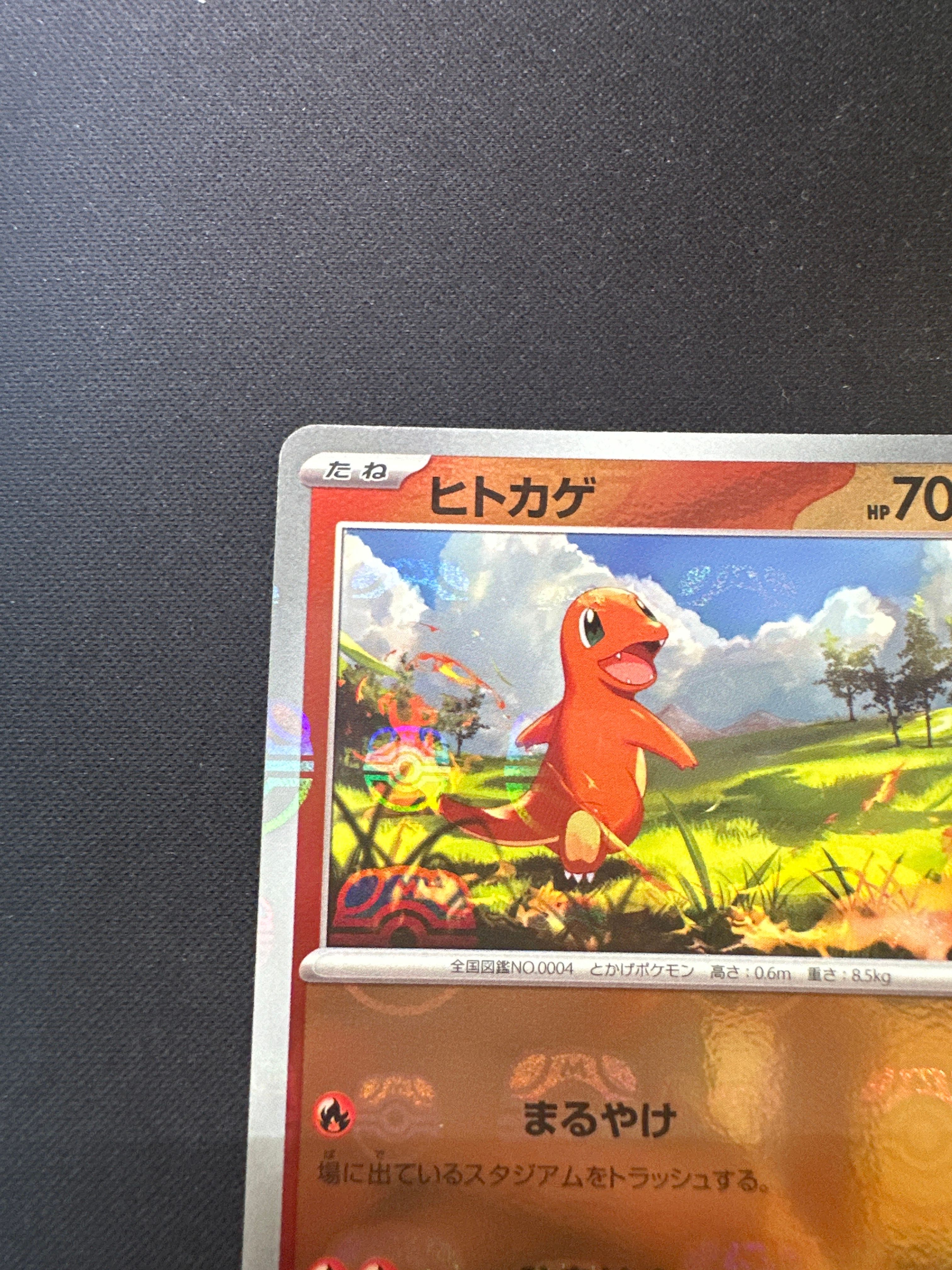 ヒトカゲ C: マスターボールミラー[SV2a 00/165](強化拡張パック C