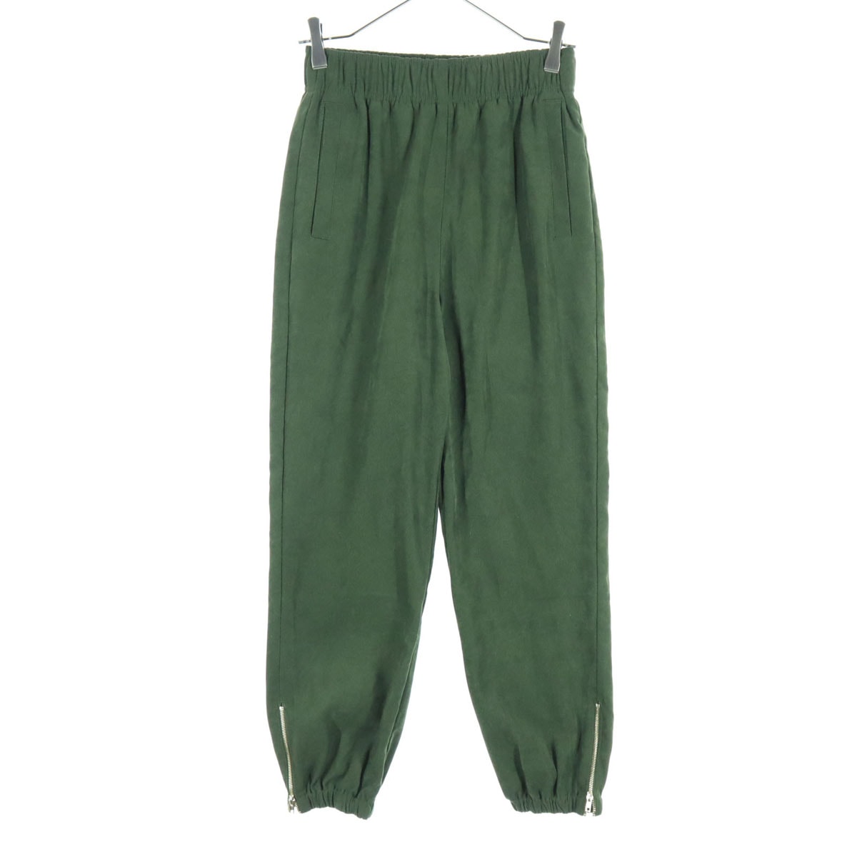 美品 ZARA ザラ ジョガーパンツ XS グリーン